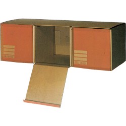 BIELLA Archivbox Deporama A4 26830000U braun 3 Fächer